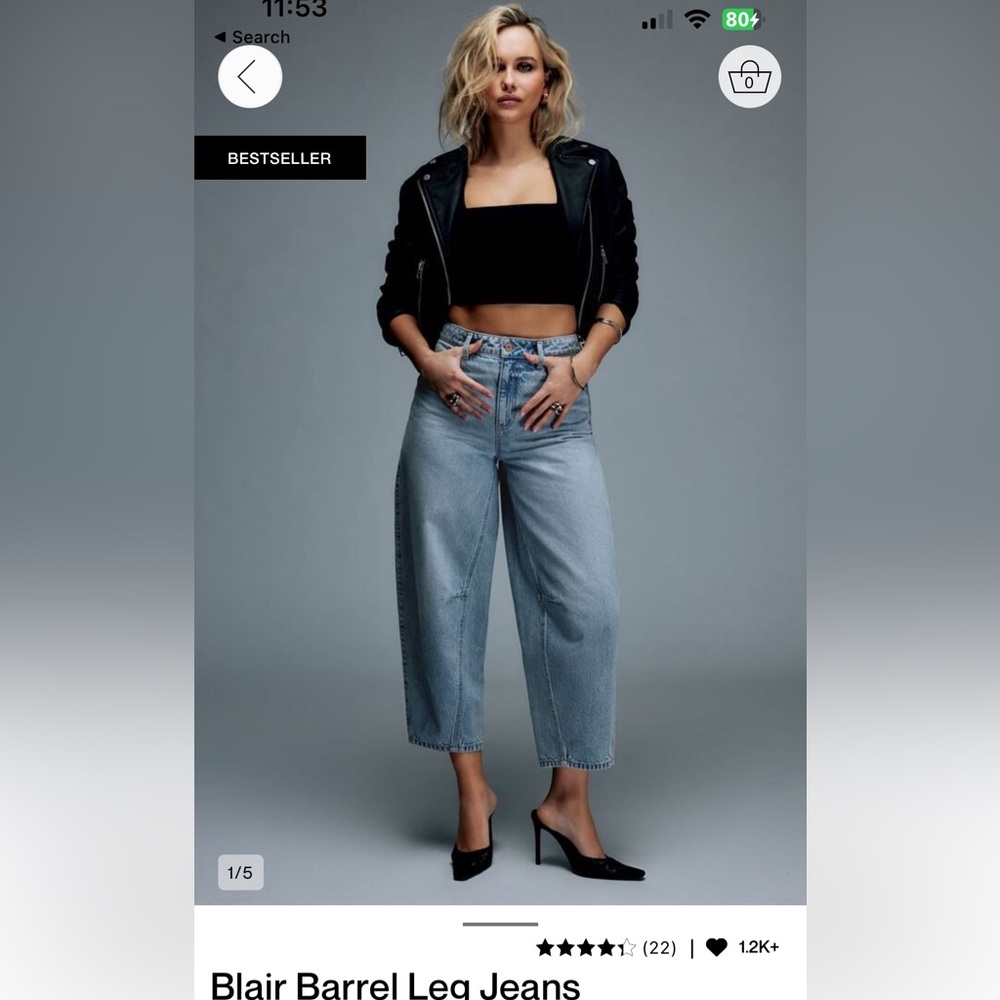 Dynamite Blair barrel jeans